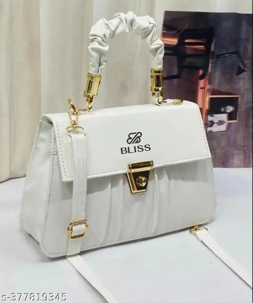 "Ivory Charm – Elegant PU Leather Slingbag for Women"